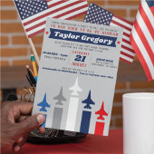 送別会 空軍 新兵訓練 軍事 招待状