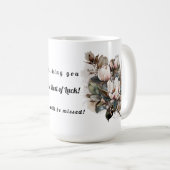 送別引用文ギフトマグ コーヒーマグカップ (正面右)