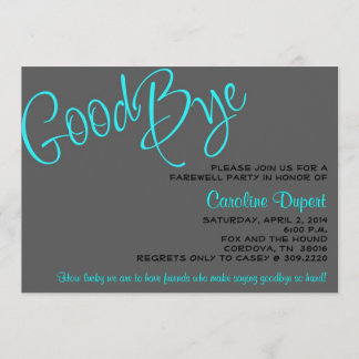 送別招待状 招待状