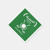 送別退職式ゴルフクラブリースをテーマにしたパーティー スタンダードカクテルナプキン (角)