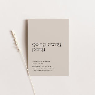 送別退職、引越、移転パーティー 招待状