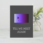 送別>グリーティングカード カード (スタンド正面)