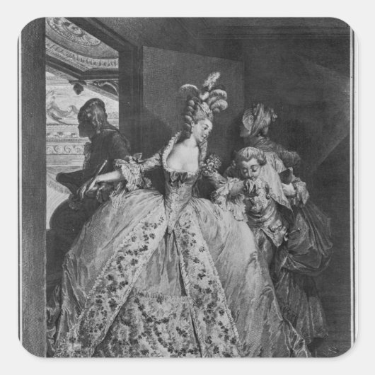 送別 スクエアシール (正面)