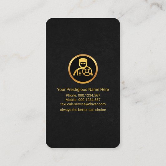 送迎タクシー 名刺 (裏面)