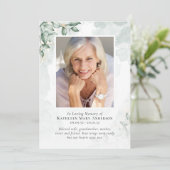 送達命令 |写真ユーカリの水彩 プログラム (スタンド正面)