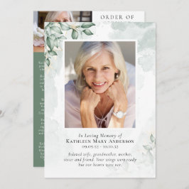 送達命令 |写真ユーカリの水彩 プログラム