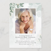 送達命令 |写真ユーカリの水彩 プログラム (正面)