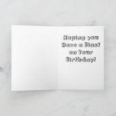 送風バースデー・カードを持って下さい カード (内部)