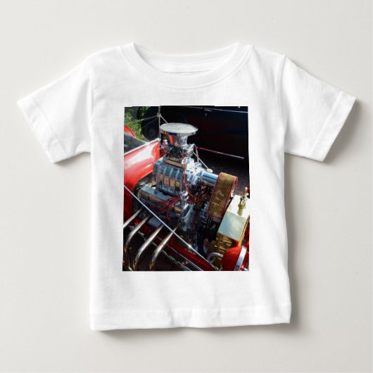 送風機V8 ベビーTシャツ (正面)