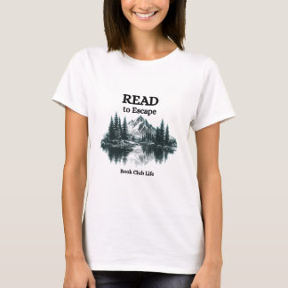 逃げるために読む、本クラブのTシャツ Tシャツ