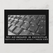 逃げ保たが、まだここに残っている ポストカード (正面)