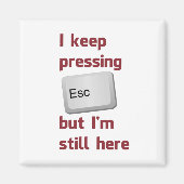 逃げ保鍵を押したが今もここにいる マグネット (正面)