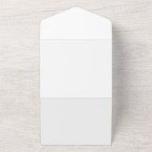 逃げ婚パーティーの新郎新婦 オールインワン招待状 (外側)