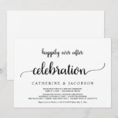 逃げ婚後も幸せいっぱいの祝福, ラスティック 招待状 (正面/裏面)