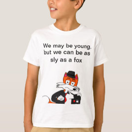 逃亡するキツネ - キッズTシャツ Tシャツ