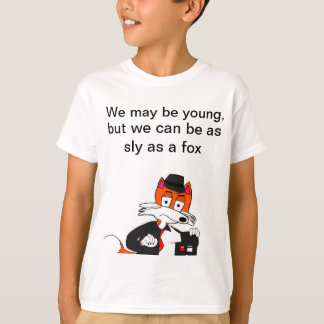 逃亡するキツネ - キッズTシャツ Tシャツ