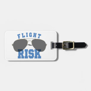 逃亡する危険の航空ガラス ラゲッジタグ