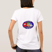 逃亡する狐 - 女性用Tシャツ Tシャツ (裏面)