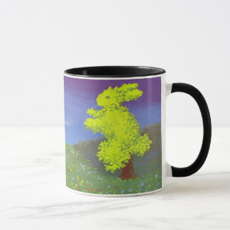 逃亡のバニーのマグ マグカップ