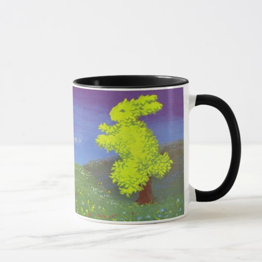 逃亡のバニーのマグ マグカップ (右)