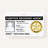 逃亡回収業者バッジクリップ バッジ (裏面)