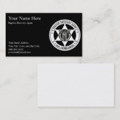 逃亡犯罪人回復と保証金の執行名刺 名刺 (正面/裏面)