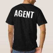 逃亡者の回復と保釈の強制バッジTシャツ Tシャツ (裏面)
