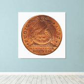 逃亡者セント・マインド君のビジネス銅貨 キャンバスプリント (インサイチュ (ウッドフロア))