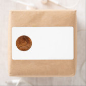 逃亡者セント・マインド君のビジネス銅貨 ラベル (インサイチュ)