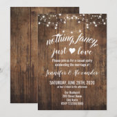 逃婚式招待状 (正面/裏面)