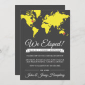 逃婚発表と挙式招待状 招待状 (正面/裏面)