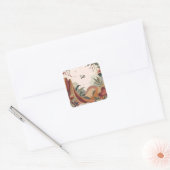 逃自然げる スクエアシール (封筒)