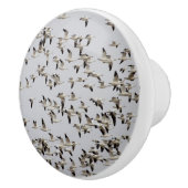 逃走中のガチョウの群れ セラミックノブ (右)