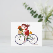 "逃走"の郵便はがき ポストカード (スタンド正面)