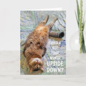 逆おもしろいさまにがん カード (正面)