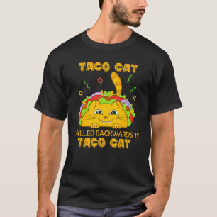 逆から読むとtacocatはtaco+cat シノデのための tシャツ