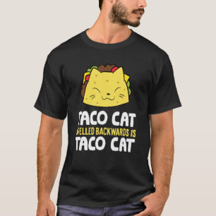 逆から読んでもタコ猫 メキシカンタコ Tシャツ