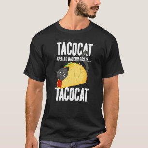 逆から読んでもTacocat タコと猫 Tシャツ