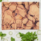 逆きらめく青色 キッチンタオル (折り畳み)