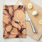 逆きらめく青色 キッチンタオル (四つ折り)