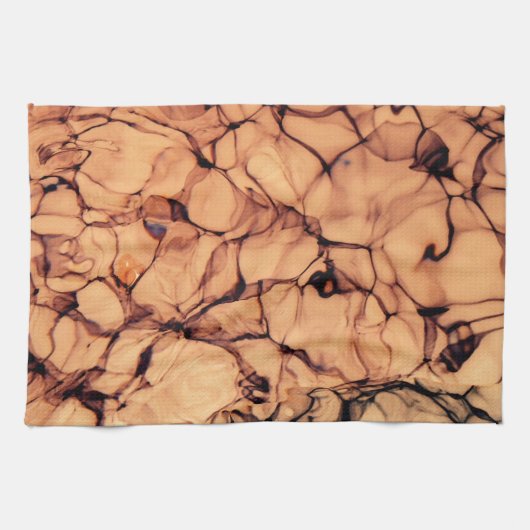 逆きらめく青色 キッチンタオル (横)