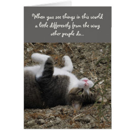 逆さあなたは特殊子猫カード