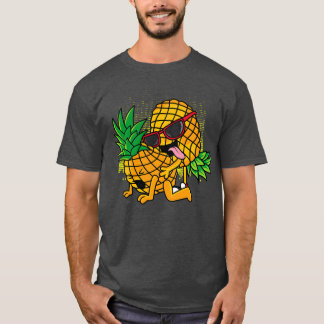 逆さおもしろいPineappleスインガーセクシージョークの男性 Tシャツ