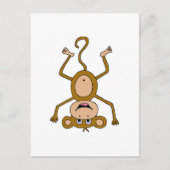 逆さにした猿 ポストカード (正面)