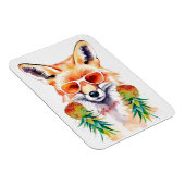 逆さになったパイナップルを持つVixen fox マグネット (右側)