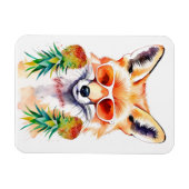 逆さになったパイナップルを持つVixen fox マグネット (横)