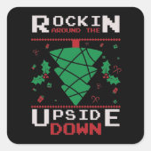 逆さのまわりにに揺れる スクエアシール (正面)