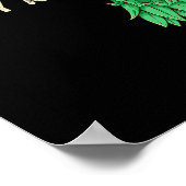 逆さまにしたパイナップルここでパーティースインガーおもしろい ポスター (角)