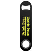 逆さまにビールを飲む スピード栓抜き (正面)