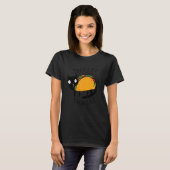 逆さまに書くとタコキャット 面白い タコ 猫 シンコ デ Tシャツ (正面フル)